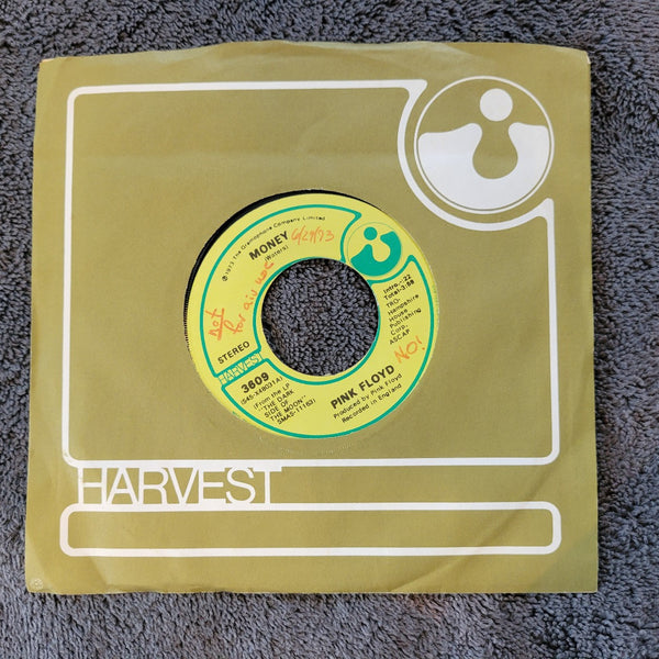 PINK FLOYD MONEY ANY COLOUR YOU LIKE HARVEST 3609