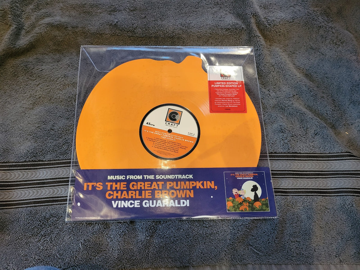 VINCE GUARALDI ITS THE GREAT PUMPKIN CHARLIE BROWN NEW SEALED SHAPED VINYL