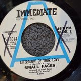 SMALL FACES AFTERGLOW OF YOUR LOVE WHAM BAM THANK YOU MAM PROMO IMMEDIATE ZS7 50