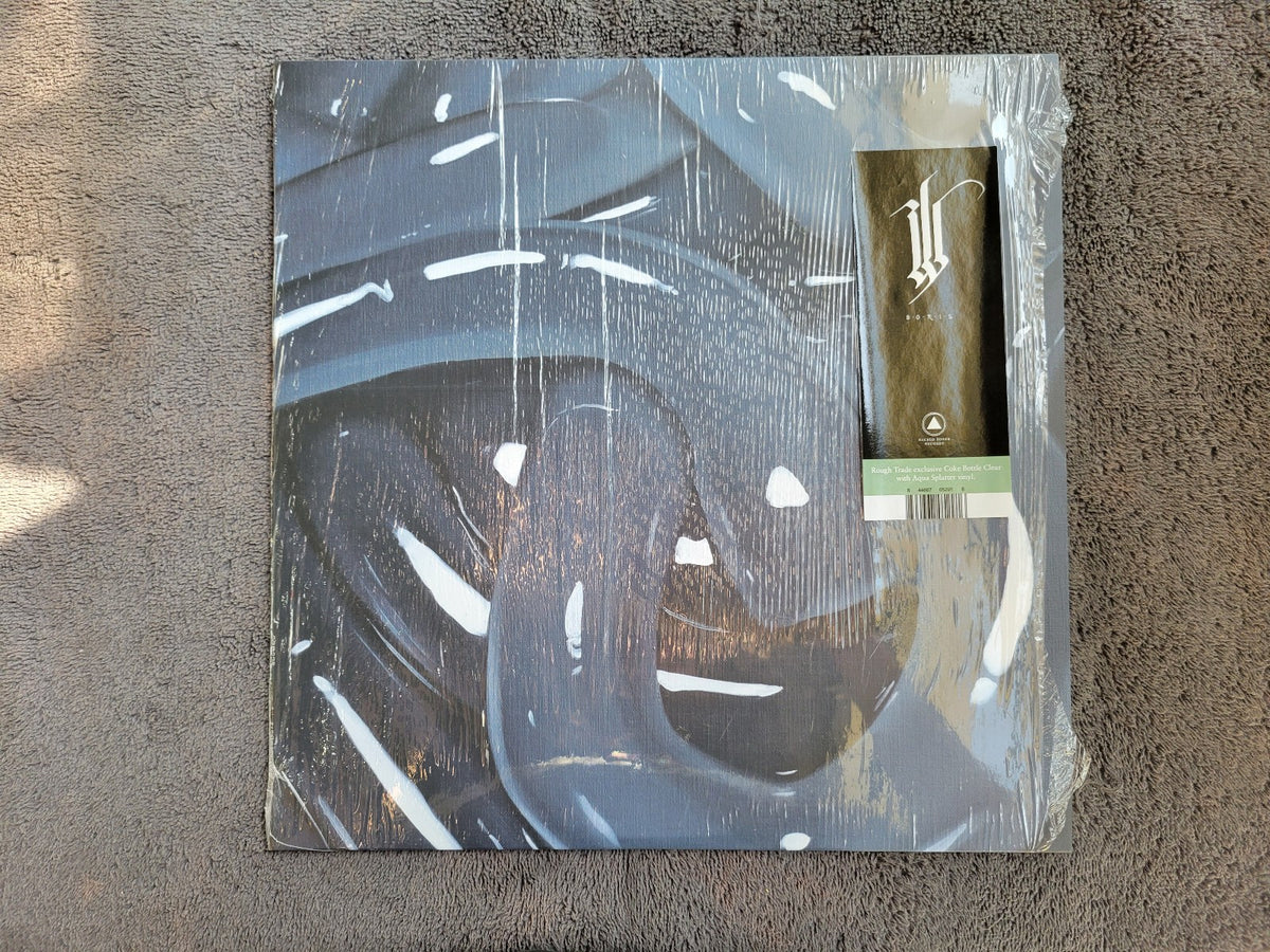BORIS W COKE BOTTLE CLEAR AQUA SPLATTER VINYL W/ BOOKLET SHRINK