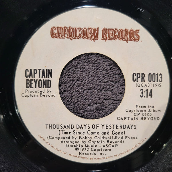 CAPTAIN BEYOND  THOUSAND DAYS OF YESTERDAYS AS THE MOON SPEAKS DEEP PURPLE