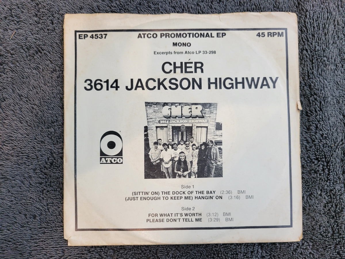CHER 3614 JACKSON HIGHWAY EP WHITE LABEL PROMO WLP