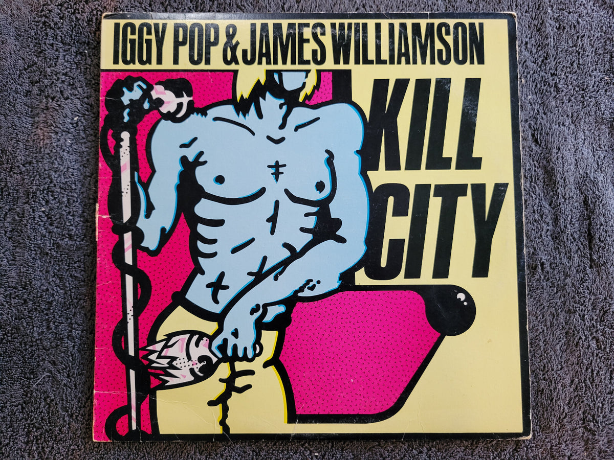 IGGY POP JAMES WILLIAMSON KILL CITY GREEN VINYL STOOGES