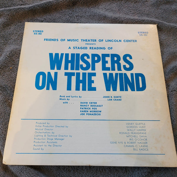 LOR CRANE FRIENDS OF THE LINCOLN CENTER WHISPERS ON THE WIND SS-492