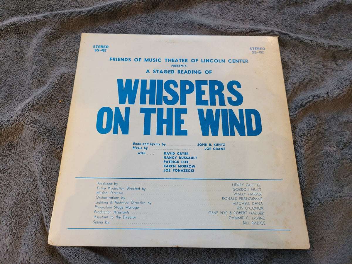 LOR CRANE FRIENDS OF THE LINCOLN CENTER WHISPERS ON THE WIND SS-492