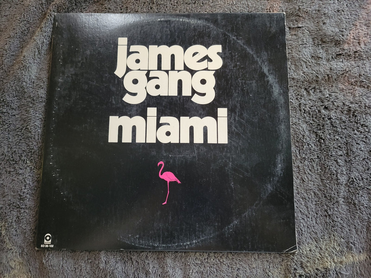 JAMES GANG MIAMI W/ INNER SLEEVE TOMMY BOLIN DEEP PURPLE