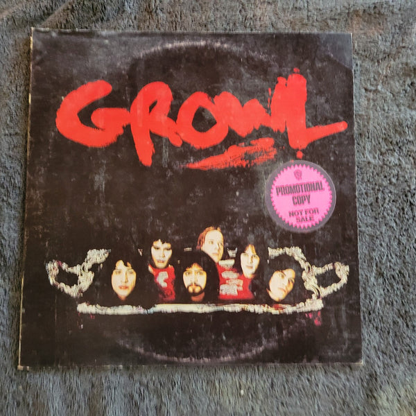 GROWL S/T SELF TITLED DISCREET FRANK ZAPPA