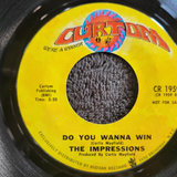 IMPRESSIONS LOVE ME DO YOU WANNA WIN PROMO CURTIS MAYFIELD
