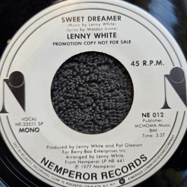 LENNY WHITE SWEET DREAMER WHITE LABEL PROMO MONO NEMPEROR NE 012