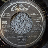 PAUL MCCARTNEY WINGS VENUS AND MARS ROCK SHOW PROMO MONO CAPITOL PRO-8261 P-4175