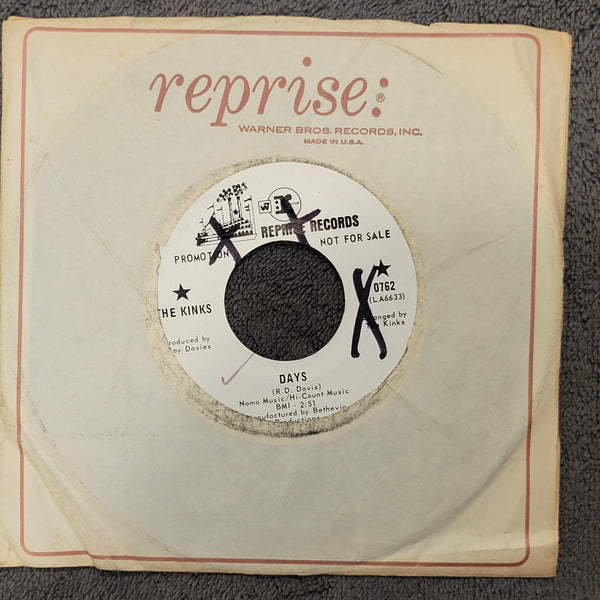 KINKS DAYS SHE'S GOT EVERYTHING WHITE LABEL PROMO REPRISE 0762 WLP