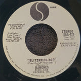 RAMONES BLITZKREIG BOP MONO WLP WHITE LABEL PROMO SIRE SAA-725