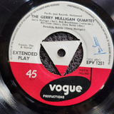 GERRY MULLIGAN QUARTET RECORDED IN BOSTON AT STORYVILLE PS PICTURE SLEEVE IMPORT