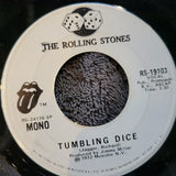 ROLLING STONES TUMBLING DICE  WHITE LABEL PROMO MONO RS-19103