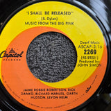 BAND THE WEIGHT I SHALL BE RELEASED CAPITOL 2269 ROBBIE ROBERTSON LEVON HELM
