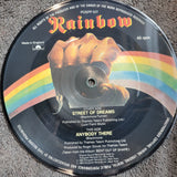 RAINBOW STREET OF DREAMS PICTURE DISC IMPORT UK RITCHIE BLACKMORE DEEP PURPLE