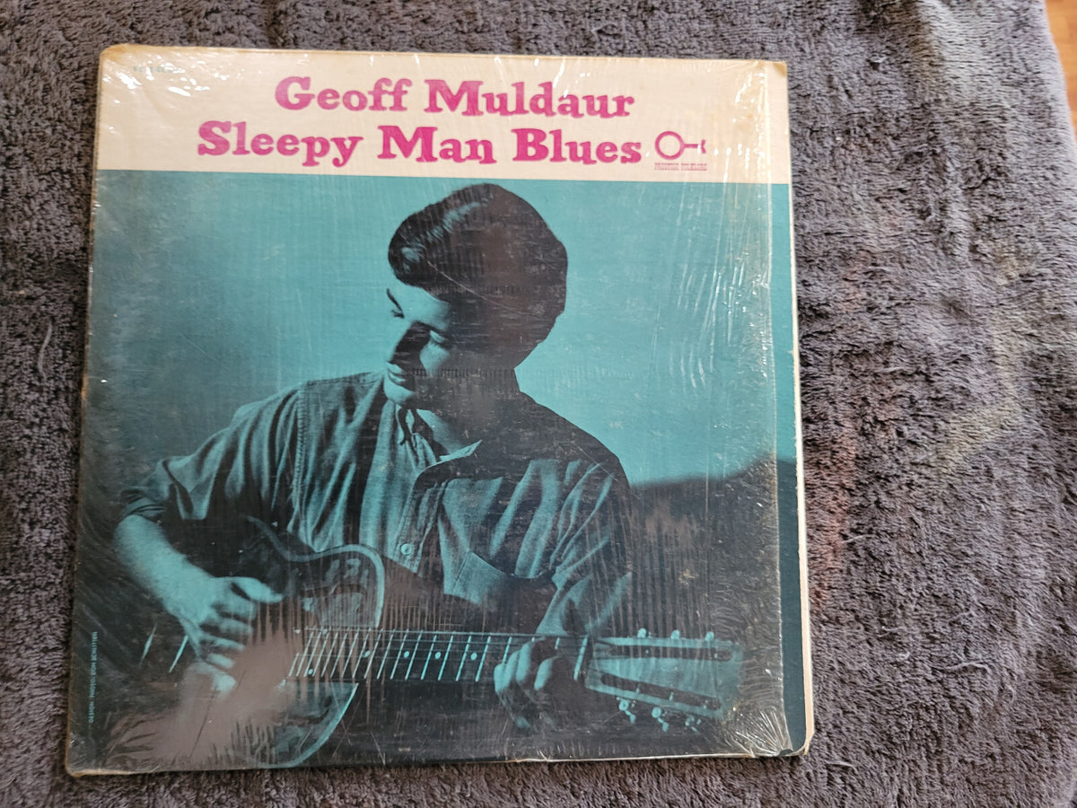 GEOFF MULDAUR SLEEPY MAN BLUES PRESTIGE FOLKLORE MONO SHRINK