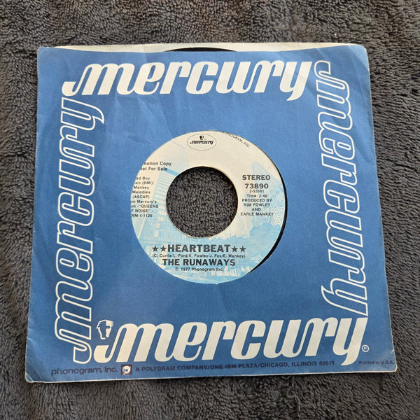RUNAWAYS HEARTBEAT PROMO NEON ANGELS ON THE ROAD TO RUIN MECURY 73890