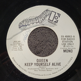 QUEEN KEEP YOURSELF ALIVE WHITE LABEL PROMO MONO ELEKTRA EK-45863