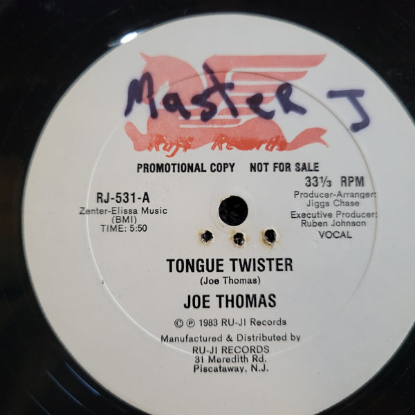 JOE THOMAS TONGUE TWISTER WLP WHITE LABEL PROMO RUJI