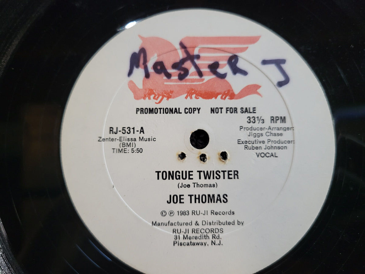 JOE THOMAS TONGUE TWISTER WLP WHITE LABEL PROMO RUJI