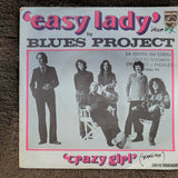 BLUES PROJECT EASY LADY/CRAZY GIRL IMPORT PS PICTURE SLEEVE