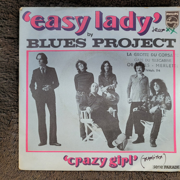 BLUES PROJECT EASY LADY/CRAZY GIRL IMPORT PS PICTURE SLEEVE