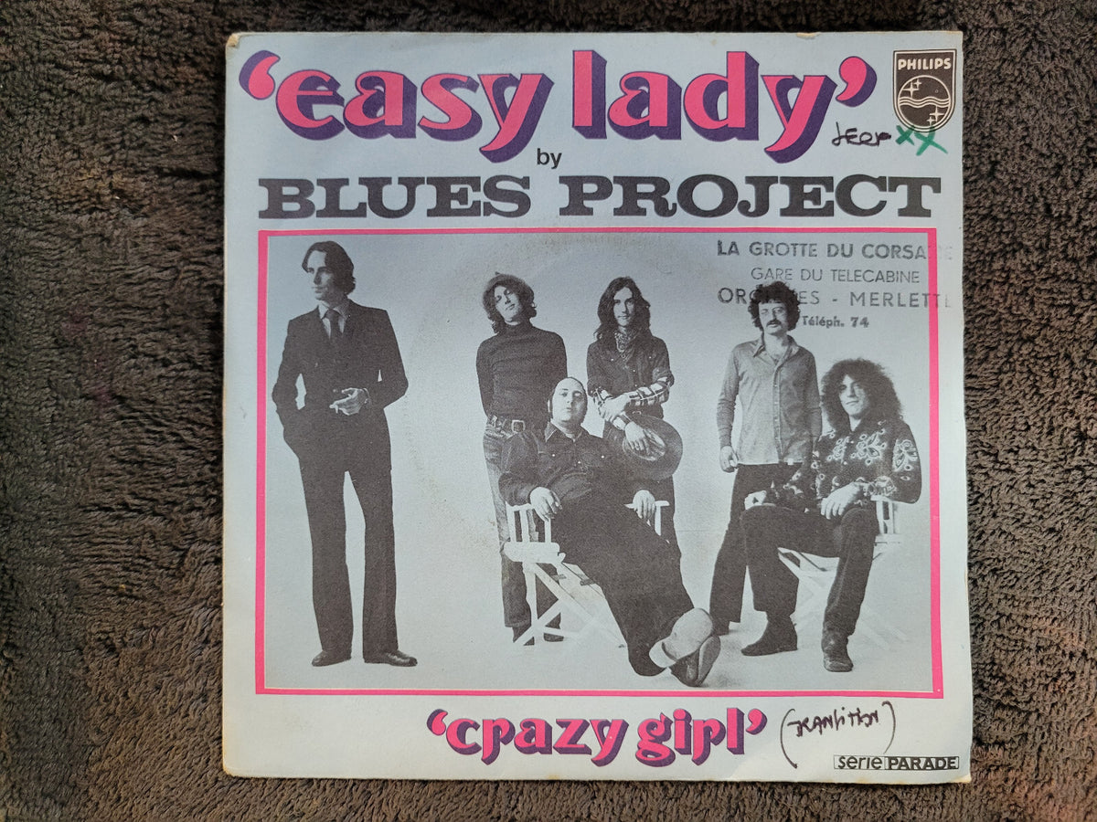 BLUES PROJECT EASY LADY/CRAZY GIRL IMPORT PS PICTURE SLEEVE