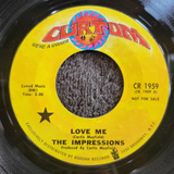 IMPRESSIONS LOVE ME DO YOU WANNA WIN PROMO CURTIS MAYFIELD