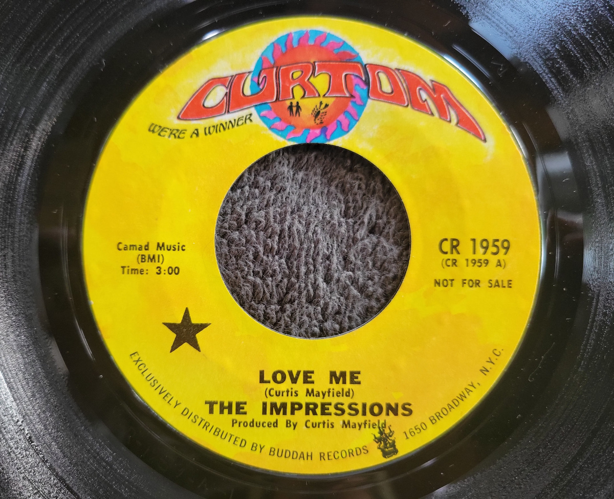 IMPRESSIONS LOVE ME DO YOU WANNA WIN PROMO CURTIS MAYFIELD
