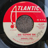 BARBARA LYNN THIS IS THE THANKS I GET WHITE LABEL PROMO WLP ATLANTIC 45-2450