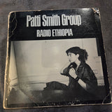 PATTI SMITH GROUP RADIO ETHIOPIA WHITE LABEL PROMO W/ INSERT PROM SHEET/BIO