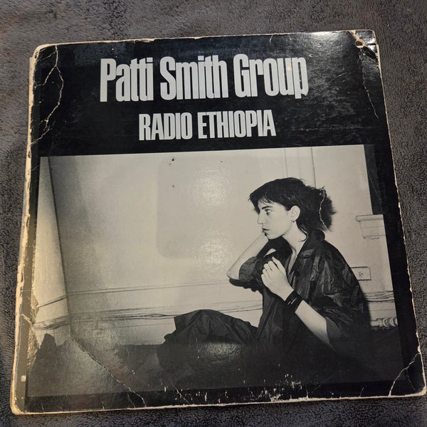 PATTI SMITH GROUP RADIO ETHIOPIA WHITE LABEL PROMO W/ INSERT PROM SHEET/BIO