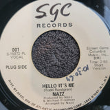 NAZZ HELLO ITS ME LONG & SHORT VERSIONS WHITE LABEL PROMO SGC 001 TODD RUNDGREN