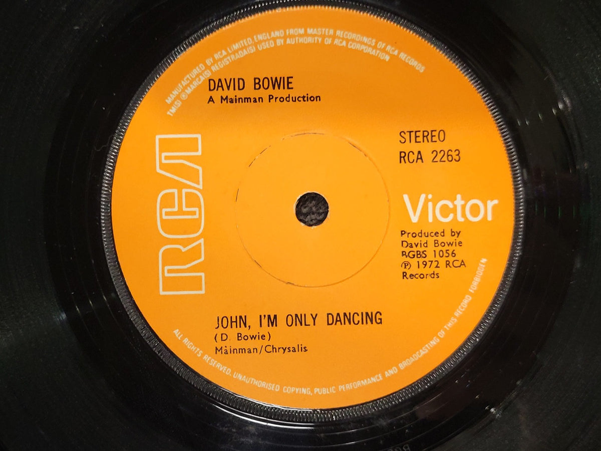 DAVID BOWIE JOHN I'M ONLY DANCING HANG ON TO YOURSELF SOLID CENTER UK IMPORT