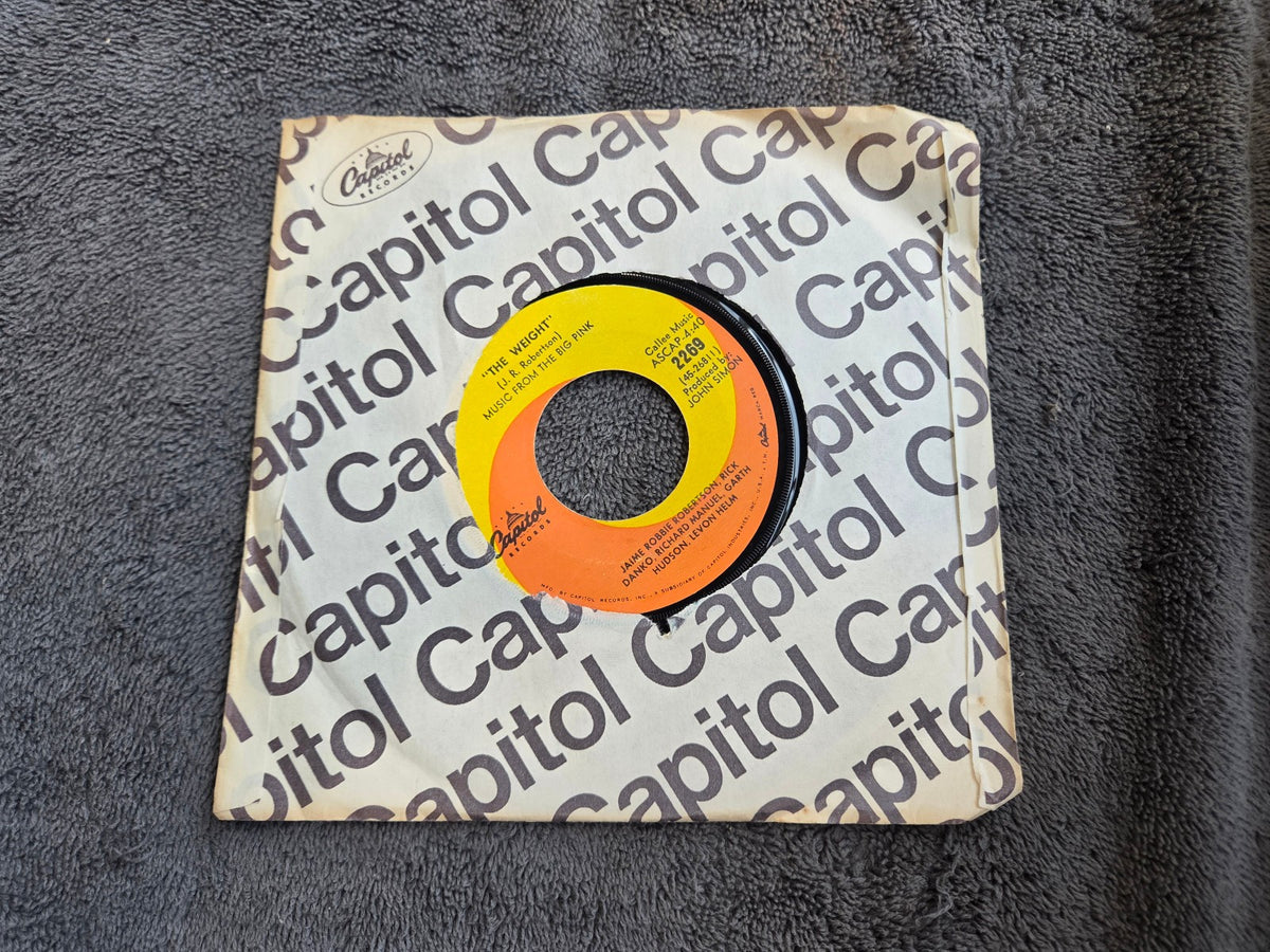 BAND THE WEIGHT I SHALL BE RELEASED CAPITOL 2269 ROBBIE ROBERTSON LEVON HELM