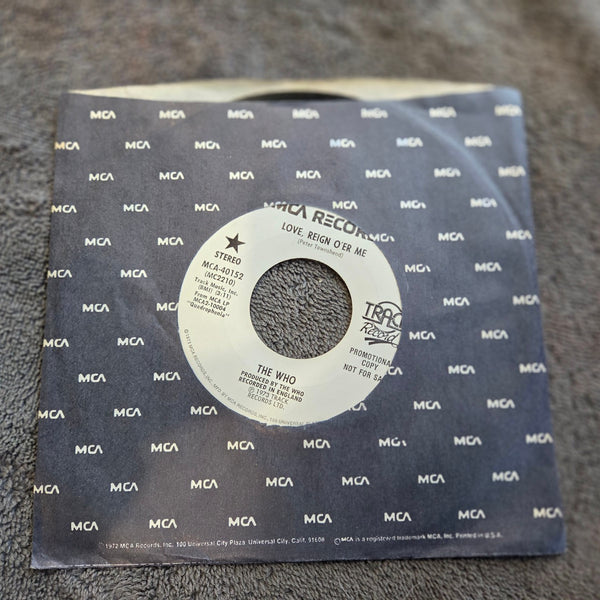WHO LOVE REIGN O'ER ME WHITE LABEL PROMO MONO QUADROPHENIA MC-40152