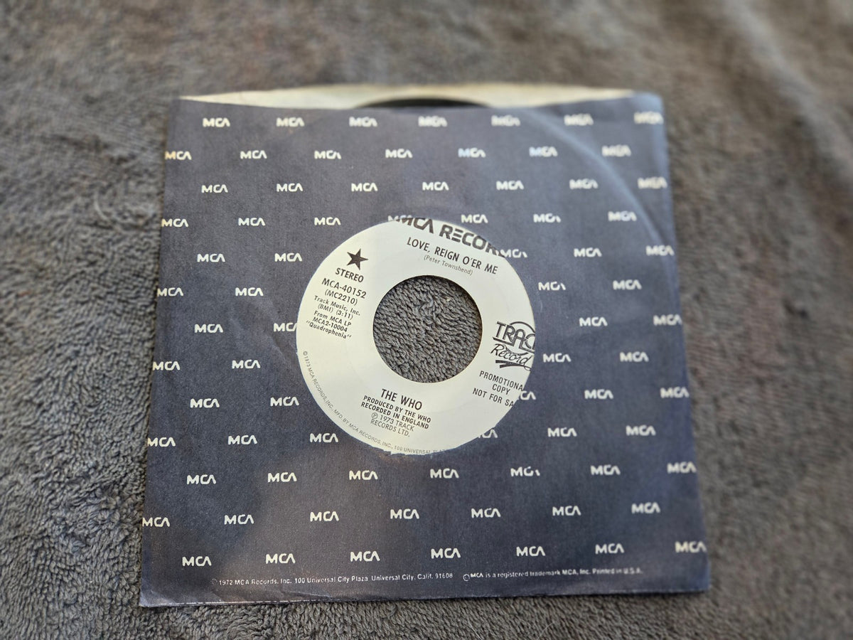 WHO LOVE REIGN O'ER ME WHITE LABEL PROMO MONO QUADROPHENIA MC-40152