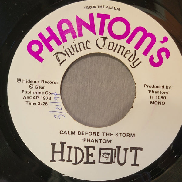 PHANTOM CALM BEFORE THE STORM HIDEOUT MONO PICTURE SLEEVE H 1080