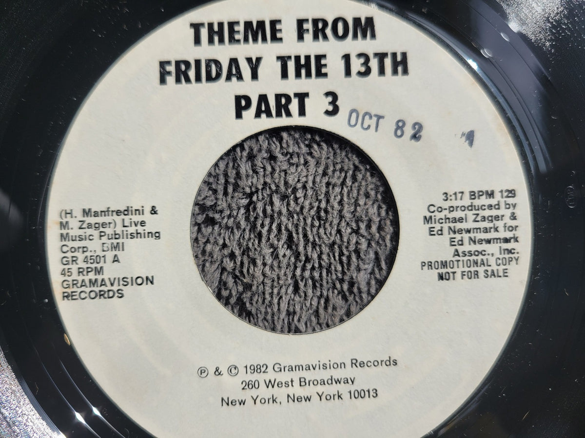 HOT ICE THEME FROM FRIDAY THE 13TH WHITE LABEL PROMO ROCK BOTTOM WLP