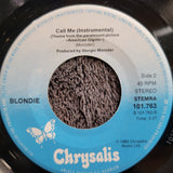BLONDIE CALL ME IMPORT NETHERLANDS GIORGIO MORODER PS PICTURE SLEEVE