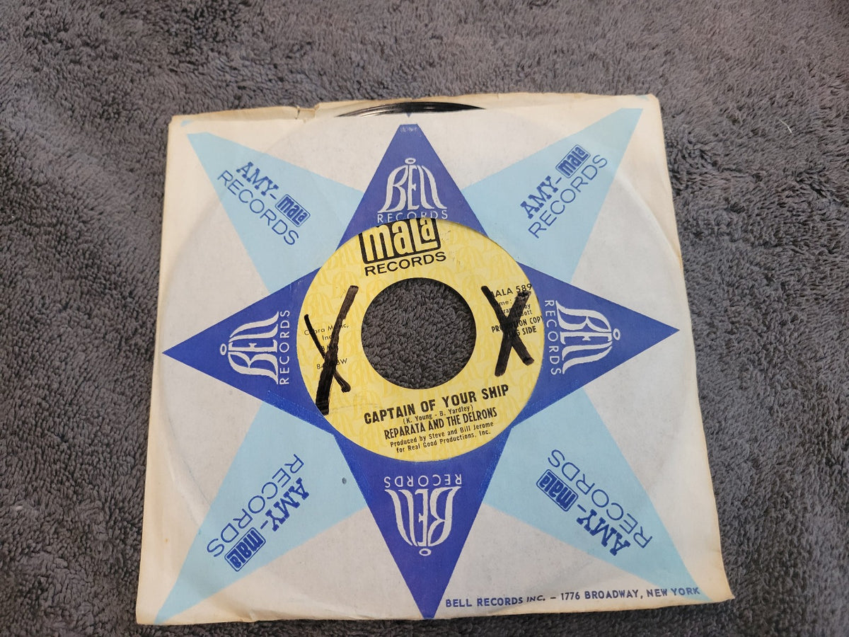 REPARATA AND THE DELRONS CAPTAIN OF YOUR SHIP TOOM IS A LITTLE PROMO MALA 589