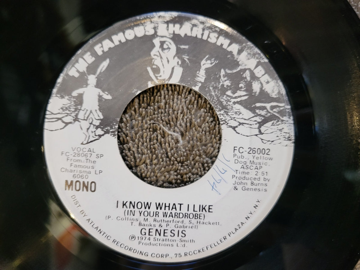 GENESIS I KNOW WHAT I LIKE IN YOUR WARDROBE MONO MAD HATTER WHITE LABEL PROMO