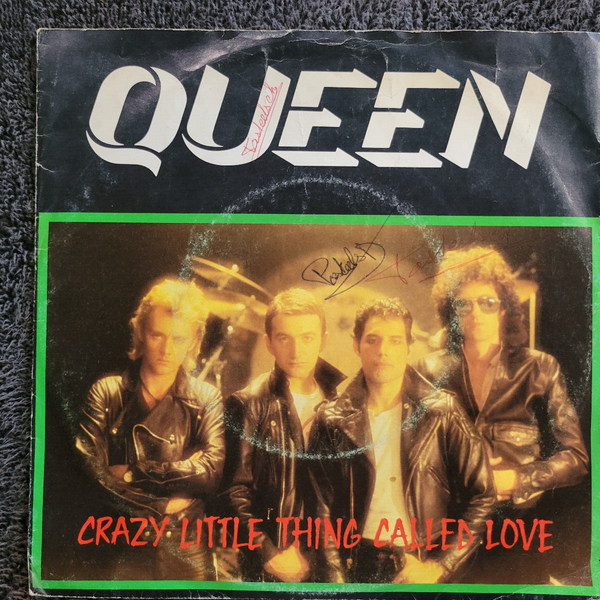 QUEEN  CRAZY LITTLE THING CALLED LOVE WE WILL ROCK YOU IMPORT PS PICTURE SLEEVE