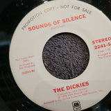 DICKIES BANANA SPLITS WHITE LABEL PROMO SOUNDS OF SILENCE WLP A&M 2241-S