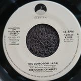 SISTERS OF MERCY THIS CORROSION PICTURE SLEEVE WHITE LABEL PROMO WLP