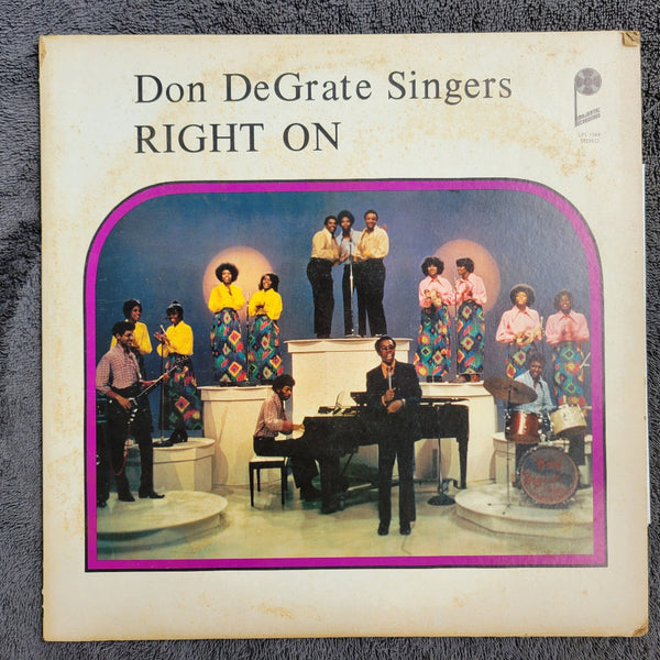 DON DEGRATE SINGERS RIGHT ON MAJESTIC LPS 1044 SOUTHERN GOSPEL