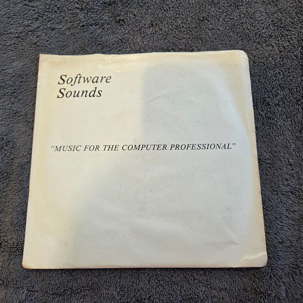 SOFTWARE SOUNDS QUICK AND DIRTY PICTURE SLEEVE W/ INSERTS HARD WIRED PLP 1034