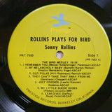 SONNY ROLLINS PLAYS FOR BIRD MAX ROACH KENNY DORHAM WADE LEGGE GREEN LABEL