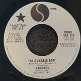 RAMONES BLITZKREIG BOP HAVANA AFFAIR MONO WLP WHITE LABEL PROMO SIRE SAA-725